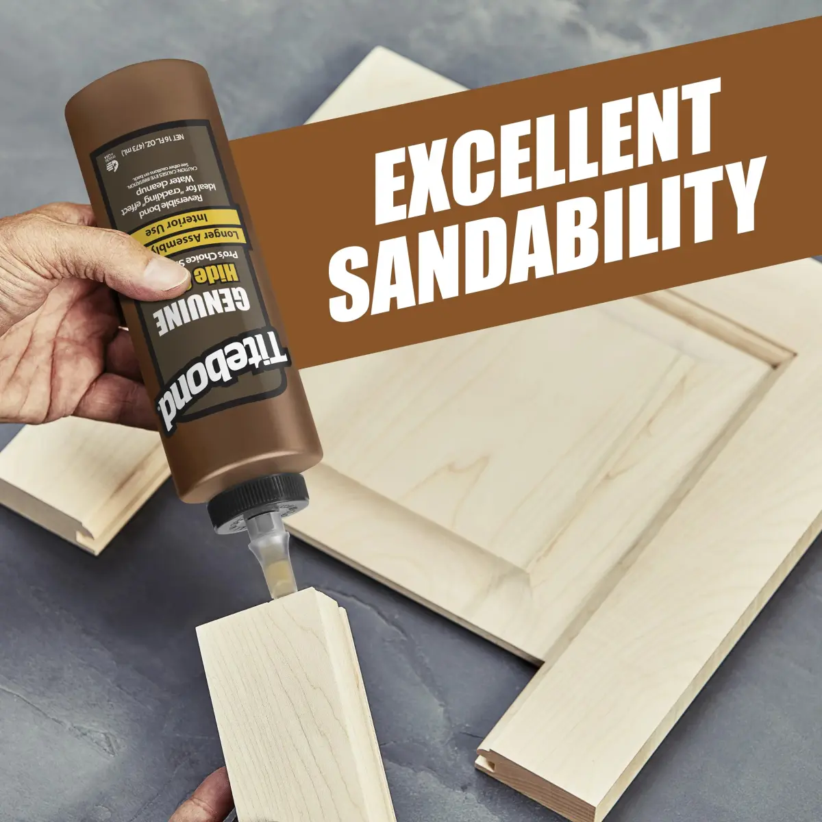 Titebond Genuine Hide Glue, 4 fl oz (118 ml) | Amber Liquid for Woodworking - view 3