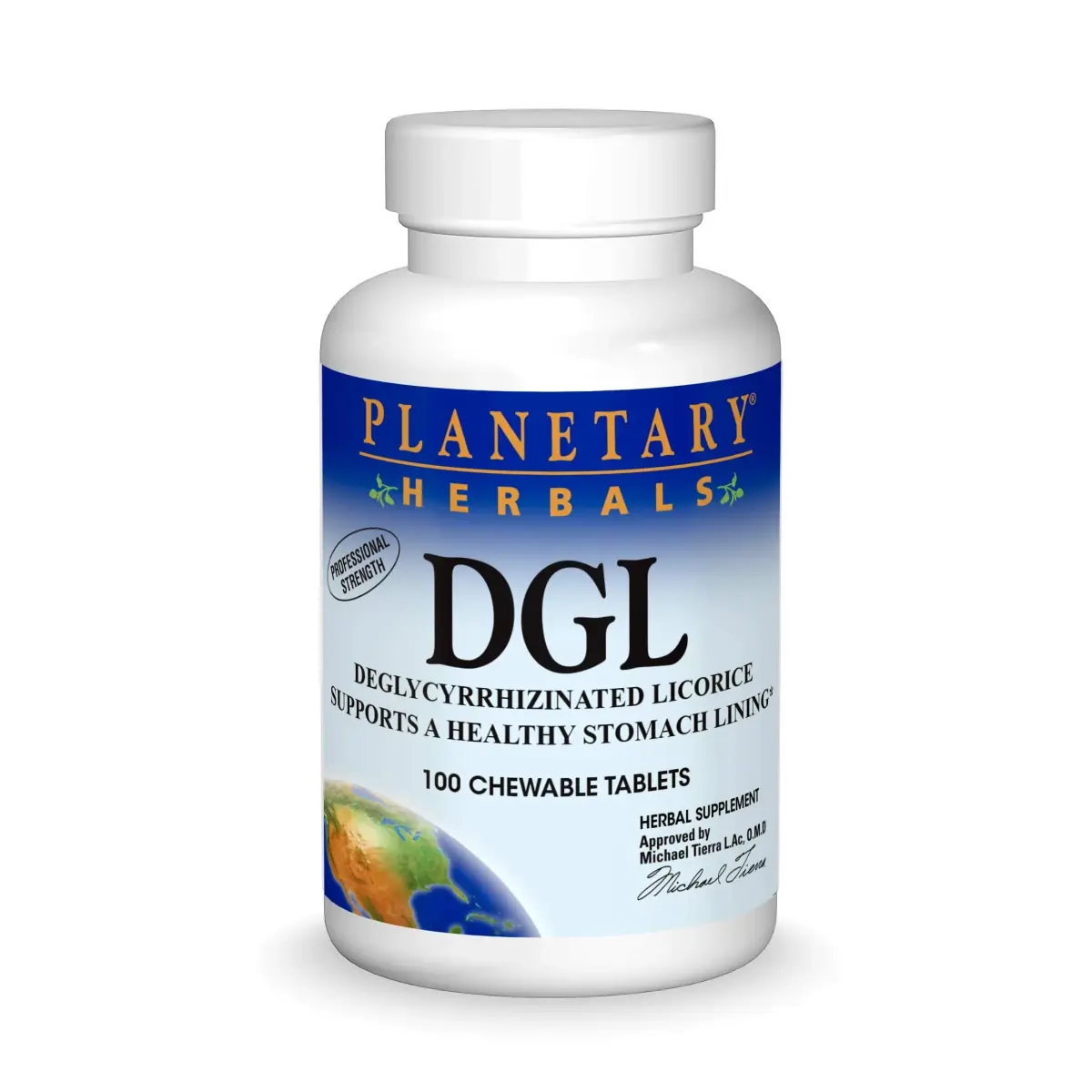 Planetary Herbals DGL Licorice Tablets 100 Count | Supports Digestive Tract & Adrenal Function - main product image