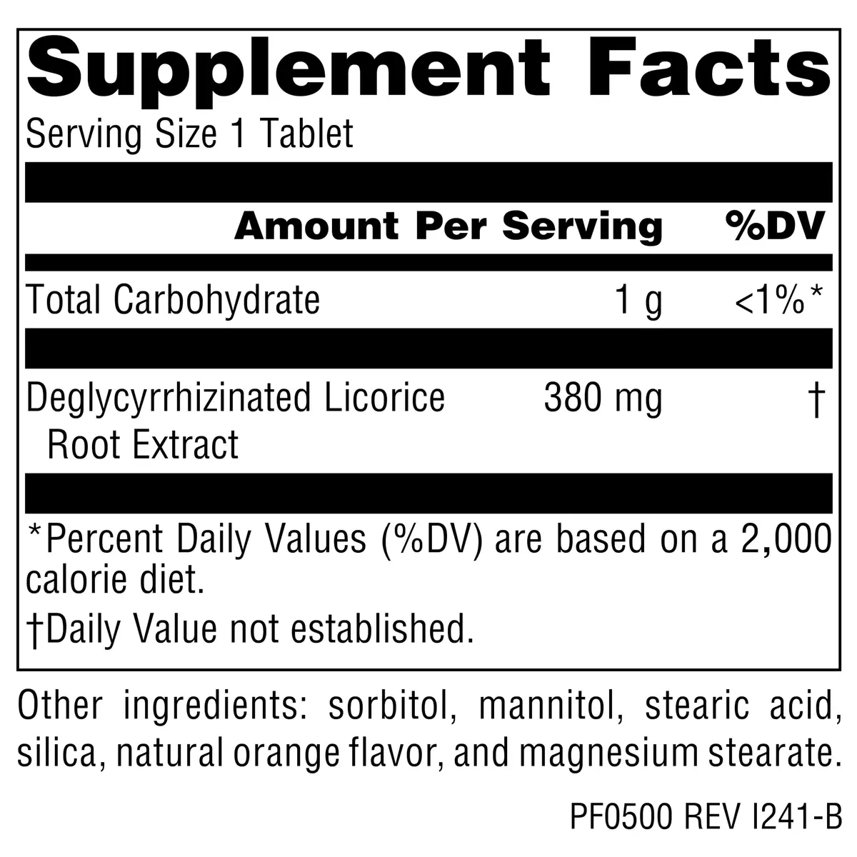 Planetary Herbals DGL Licorice Tablets 100 Count | Supports Digestive Tract & Adrenal Function - view 2