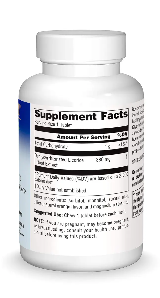 Planetary Herbals DGL Licorice Tablets 100 Count | Supports Digestive Tract & Adrenal Function - view 4