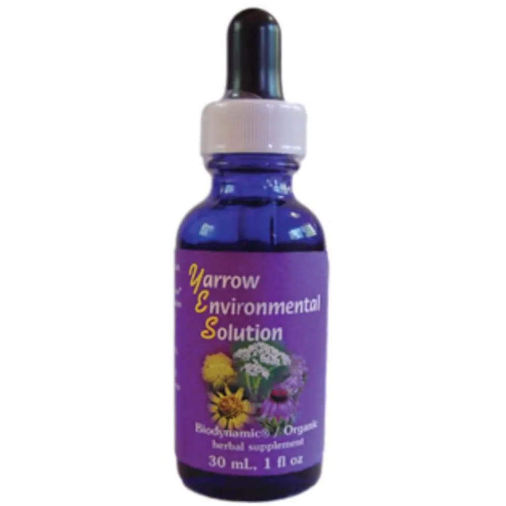 FLOWER ESSENCE SERVICES Yarrow Environmental Solution 0.25 Oz | Supports Vital Energy & Balance - main product image
