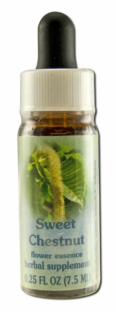 FLOWER ESSENCE SERVICES Sweet Chestnut Herbal Supplement Dropper 0.25 Fl Oz | Spiritual Depth & Faith Support - main product image