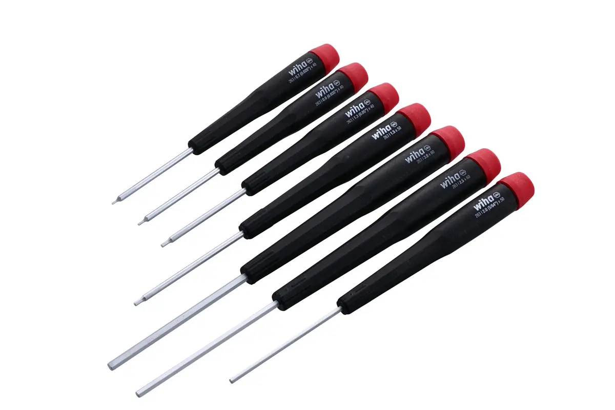 Wiha Screwdriver Set, Hex Metric, 7 Piece | Precision Handle for Accurate Fastening - main product image