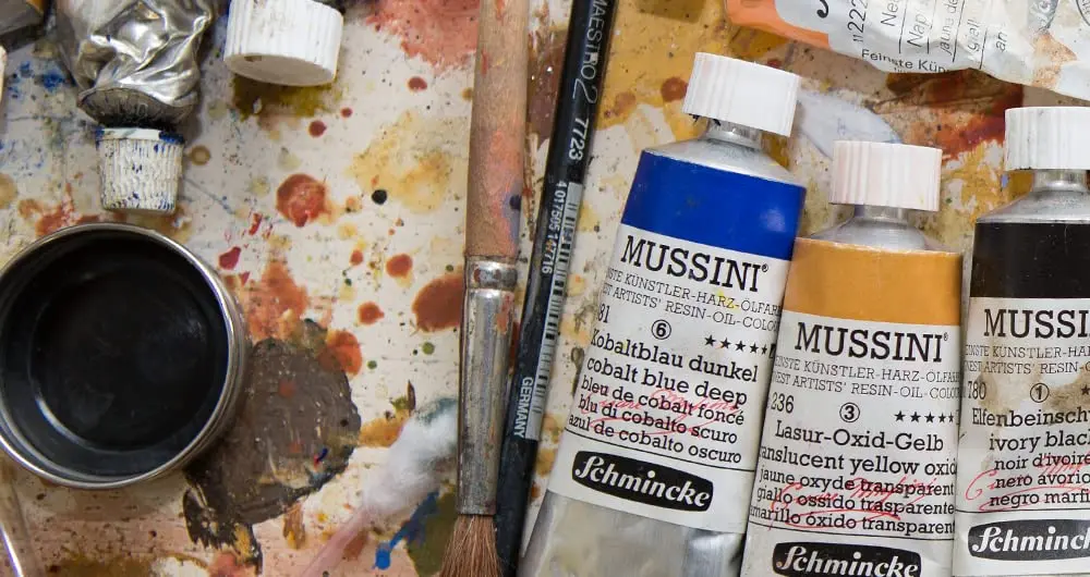 Schmincke Mussini Resin Oil Colors Cadmium Orange 35 ml | Finest Artist Oil Paint with Highest Lightfastness - view 3