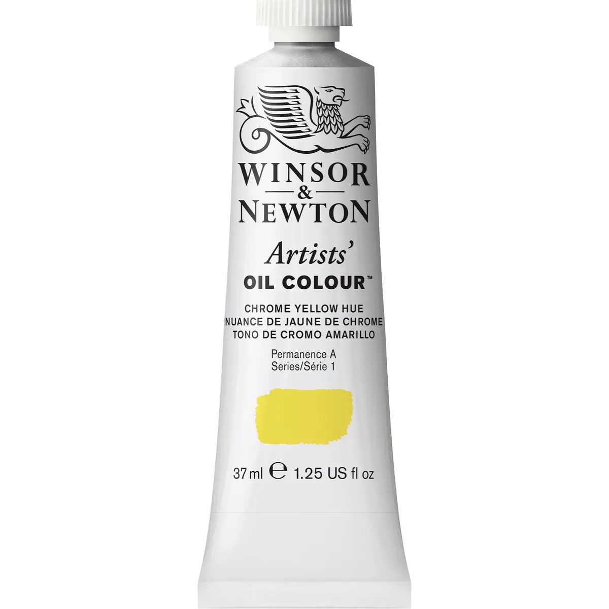 Winsor & Newton Artists' Oil Paint Chrome Yellow Hue 37ml (1.25 Fl Oz) | Professional Grade Pigment - main product image