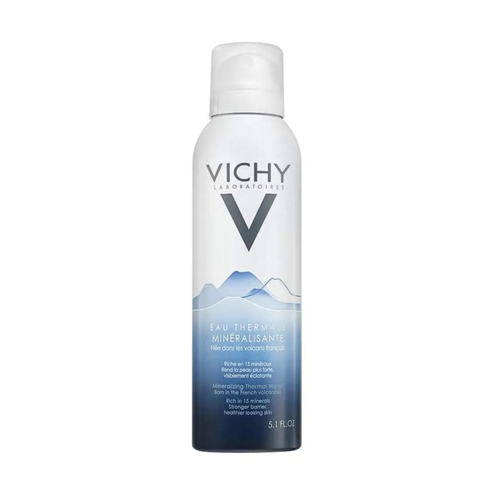 VICHY Mineralizing Thermal Water Hydrating Facial Mist Spray 150ml (5.1 Fl Oz) | Soothes & Fortifies Skin - main product image