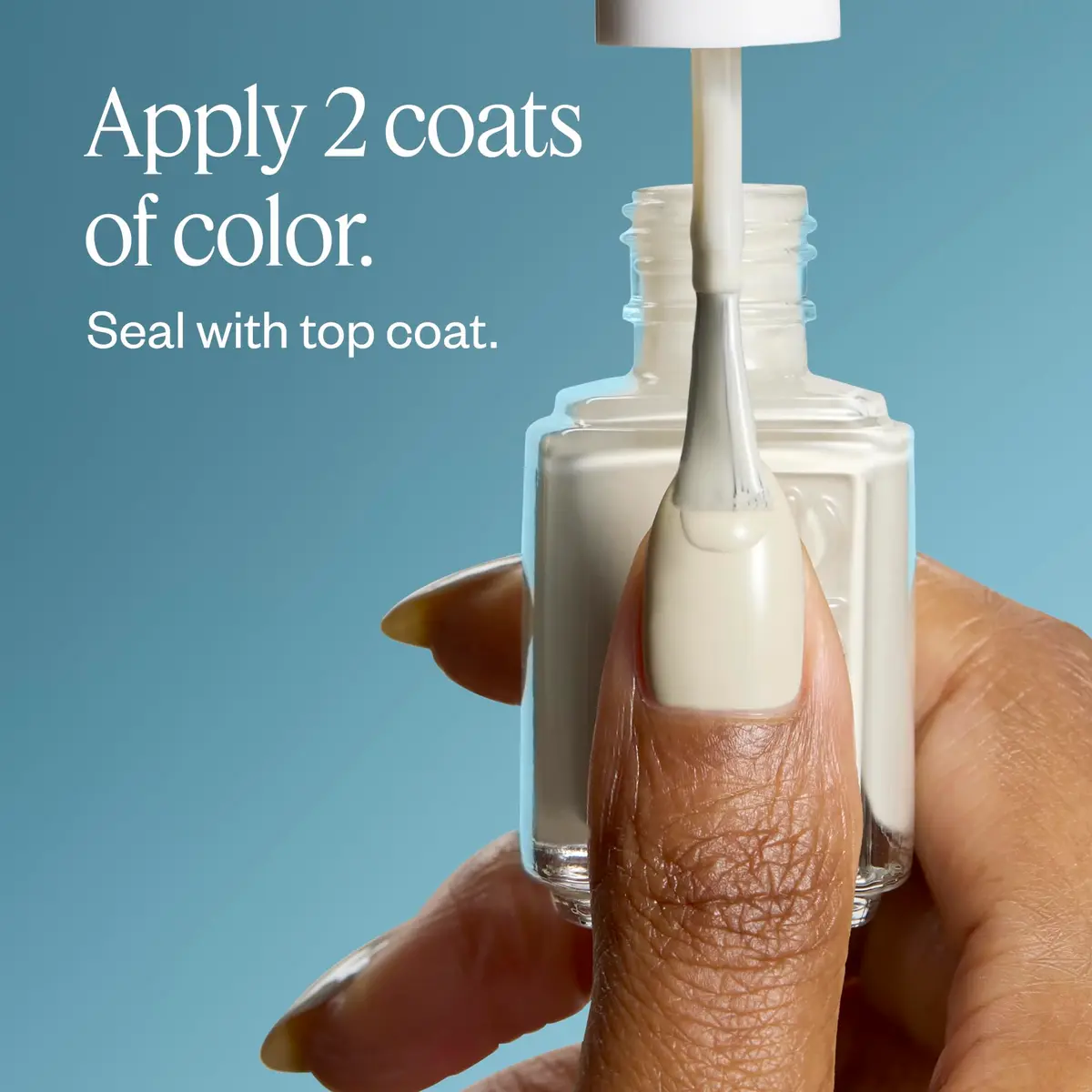 essie White Nail Polish 0.46 fl oz | Vegan, Glossy, Trendsetting (70-120 chars) - view 7