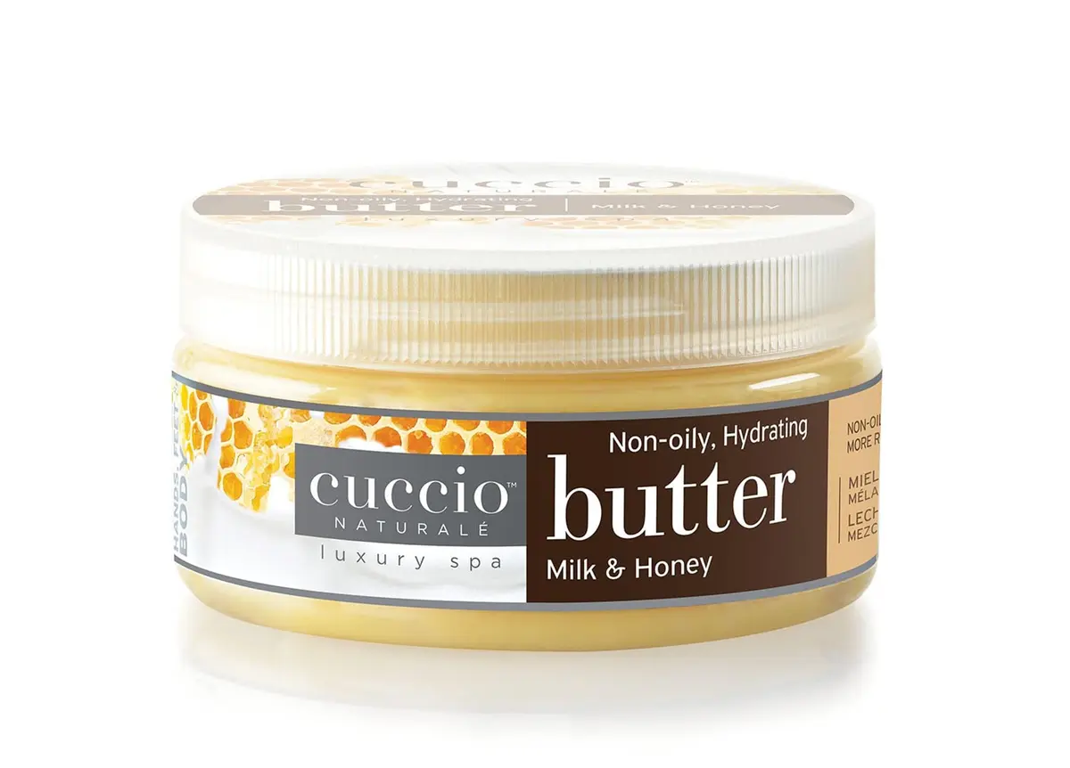 Cuccio Naturale Butter Blends Body Cream 8 Oz | Deep Hydration & Nourishment for Dry Skin - main product image