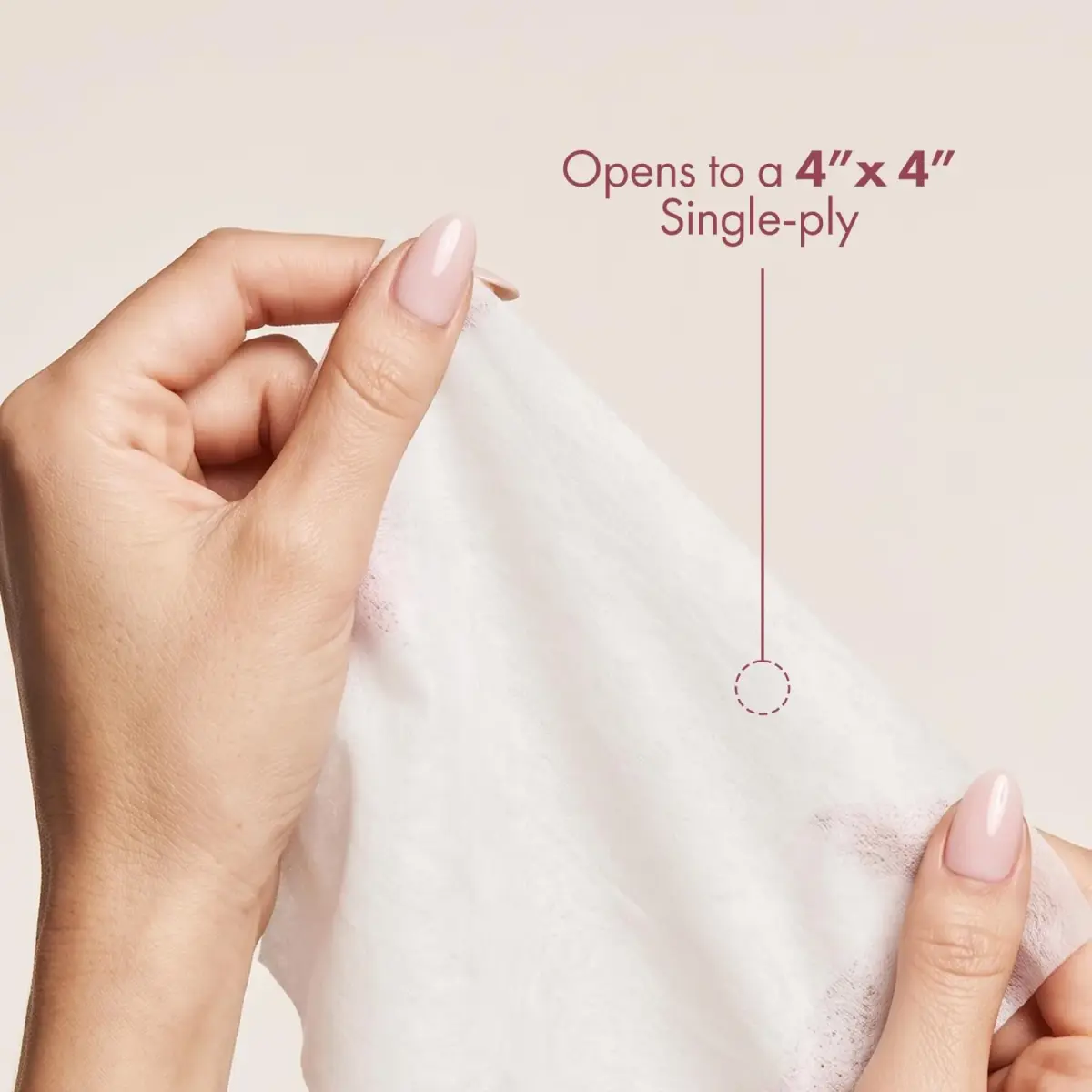 Intrinsics Petite Silken Esthetic Wipes 2x2 Inch (200 Count) | 4-Ply Lint-Free Cotton Pads for Face & Makeup Removal - view 3