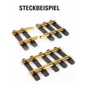 LGB Metal Rail Joiners for G Scale Track | Pack of 10, Brass - view 3