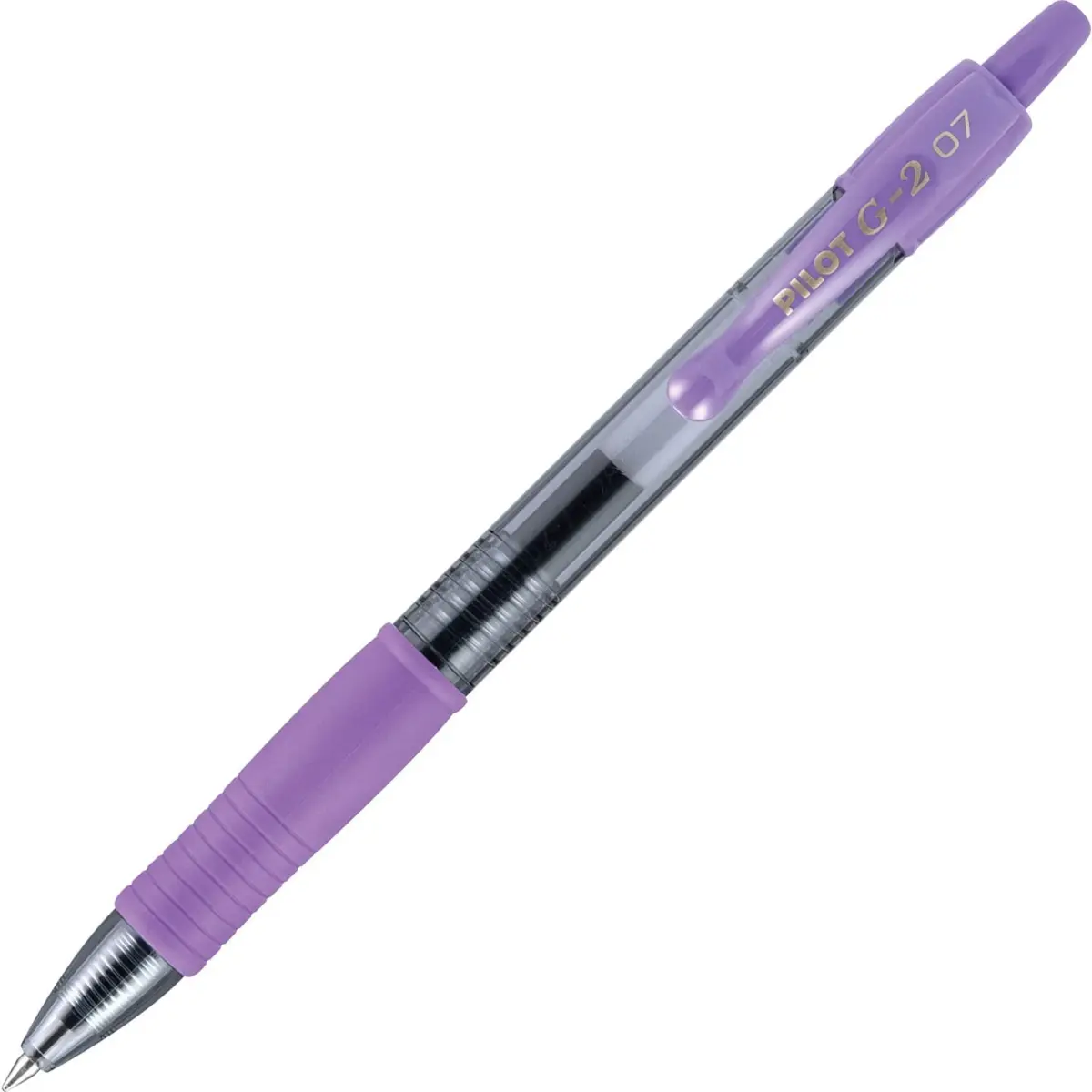 Pilot G2 Premium Gel Roller Pens, Fine Point 0.7 mm, Purple Ink, Pack of 12 | Smooth Ink Flow Writing Instrument - view 4