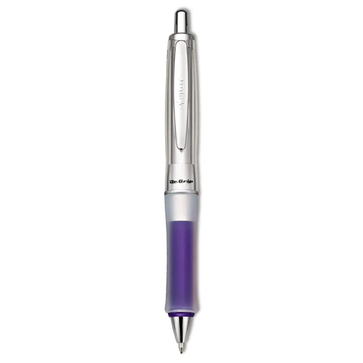 PILOT Dr. Grip Center of Gravity Ballpoint Pen, Black Ink, Medium Point, Blue Grip | Ergonomic Design for Reduced Writing Stress - main product image