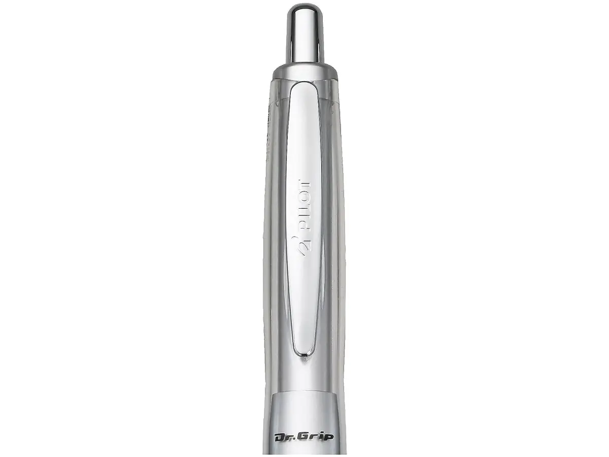 PILOT Dr. Grip Center of Gravity Ballpoint Pen, Black Ink, Medium Point, Blue Grip | Ergonomic Design for Reduced Writing Stress - view 3