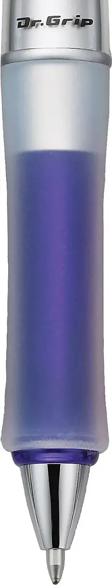 PILOT Dr. Grip Center of Gravity Ballpoint Pen, Black Ink, Medium Point, Blue Grip | Ergonomic Design for Reduced Writing Stress - view 4