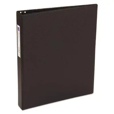 Avery Standard 3 Ring Binder, 1" Round Rings, Black | Light Workload Organizer - view 4