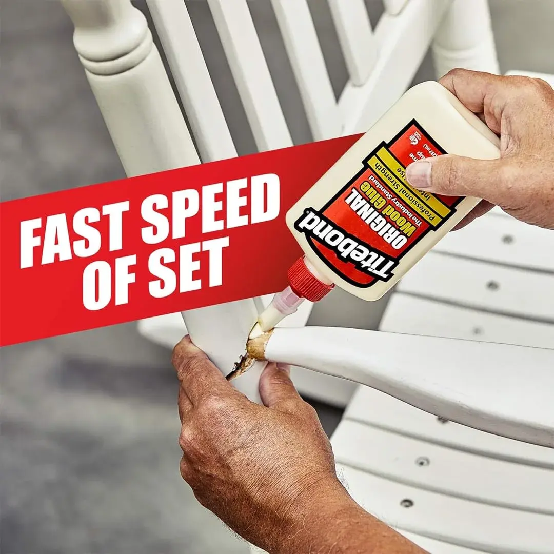Titebond Original Wood Glue 4 fl oz (115 ml) | Industry Standard for Woodworking & Furniture Repair - view 3