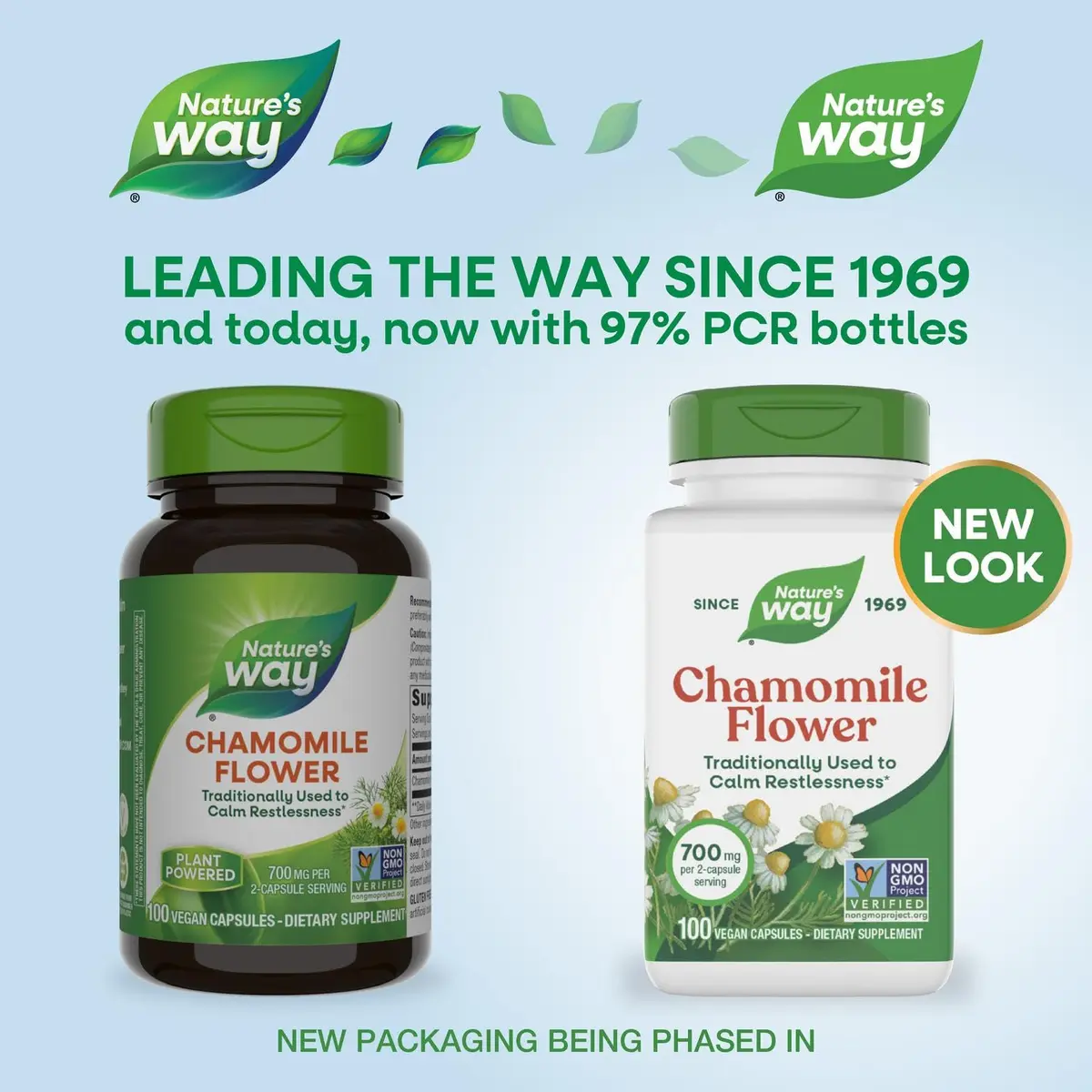 Nature's Way Chamomile Flower Capsules 700mg (100 Count / 50 Servings) | Traditional Calming Support - view 2