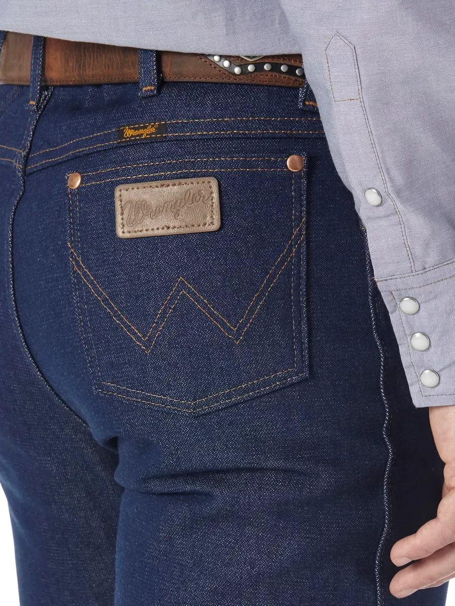 Wrangler Men's 0936 Cowboy Cut Slim Fit Jean, Rigid Indigo, 29W x 30L | Authentic Western Style Fit - view 2