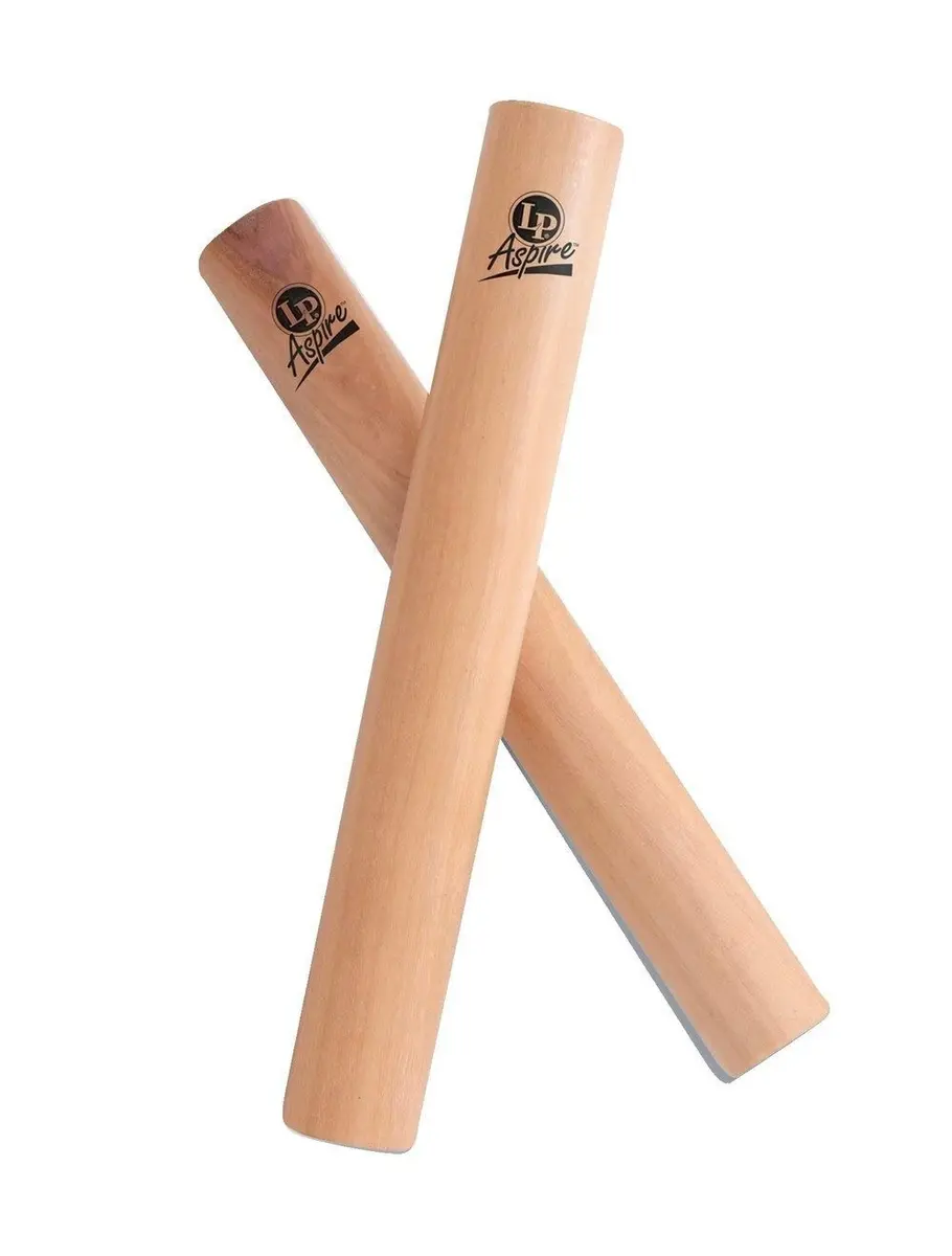 Latin Percussion White Wood Clave Pair | Authentic USA Import for Indian Musicians - view 2