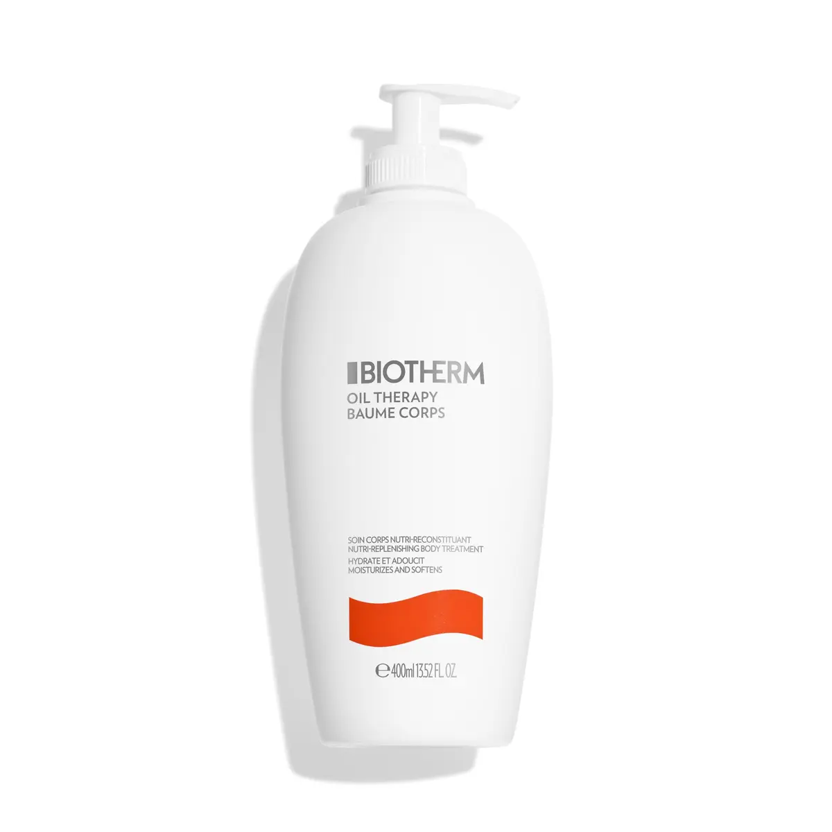 Biotherm Oil Therapy Body Milk for Normal to Dry Skin 13.5 Fl Oz | Nourishing Lotion with Apricot Kernel Extract - main product image