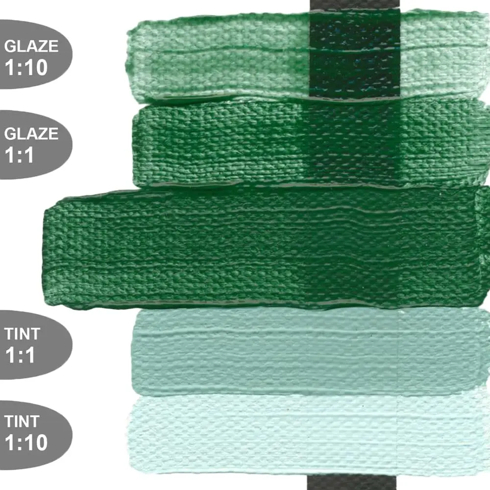 GOLDEN Heavy Body Acrylics, Cobalt Green, 2 fl. oz. Tube | Thick, buttery consistency, water & UV resistant - view 4