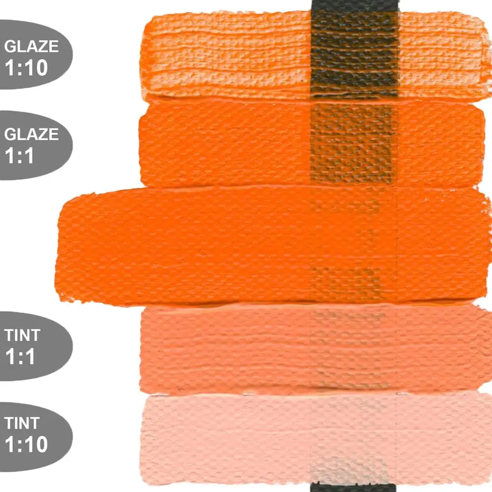 GOLDEN Heavy Body Acrylic Paint Cadmium Orange 59ml (2 fl. oz.) | ASTM Lightfastness I Opaque - view 4