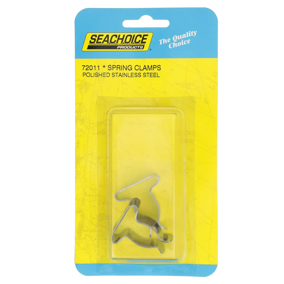 Seachoice Spring Clamps, Pack of 2, Polished Stainless Steel, 5/8-1.25 In. | Securely Holds Boat Hooks, Hoses, and Gaffs - view 5
