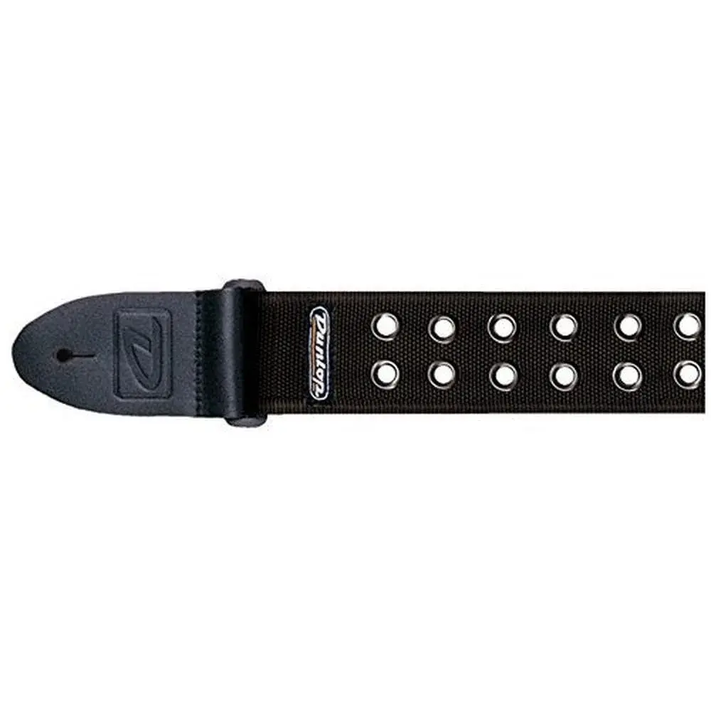 Jim Dunlop D3819BK Black Grommet Strap | Adjustable 38"-65" (96.5-165cm) Heavy Duty Guitar Strap - view 2