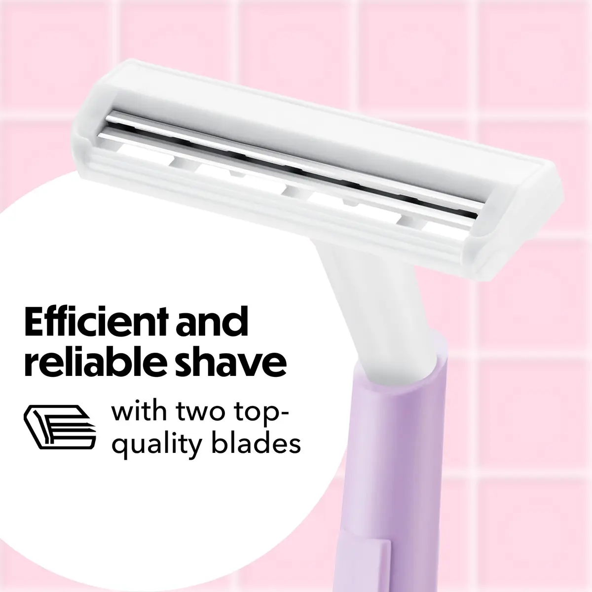 BIC Silky Touch Women's Disposable Razors with 2 Blades, Pretty Pastel Handles, 10 Count Value Pack | Smooth Shave for Sensitive Skin - view 2