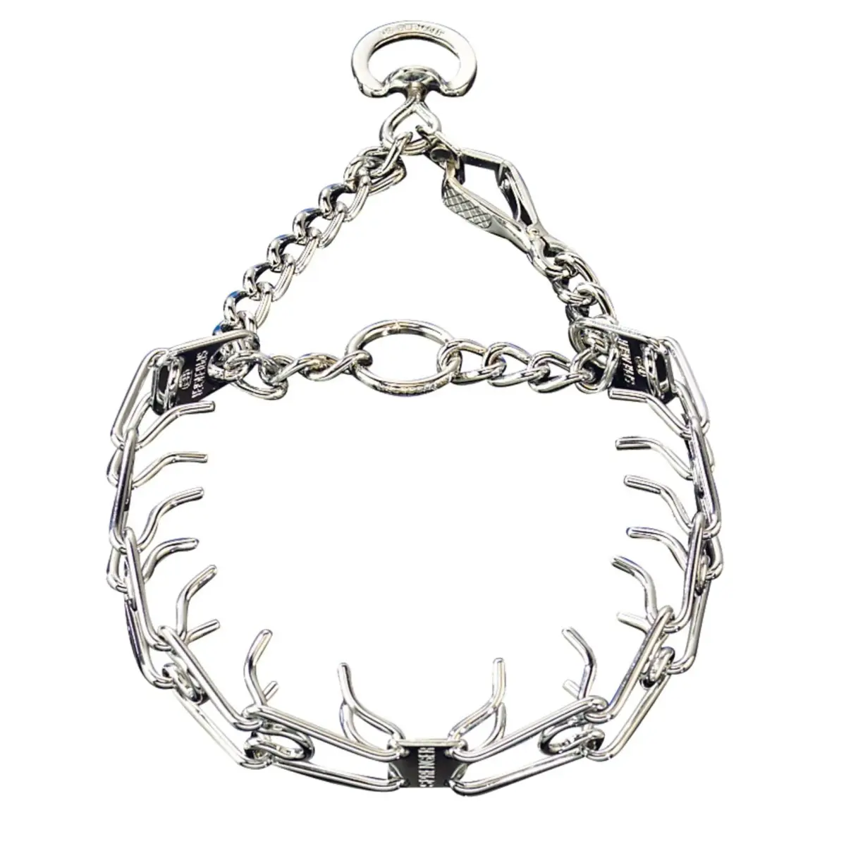 Herm Sprenger Chrome Plated Steel Training Prong Collar with Quick Release Snap for Dogs, Small, 2.25mm, 16-Inch (Neck Size up to 12-13 inches) | 40cm (16in) x 2.25mm - main product image