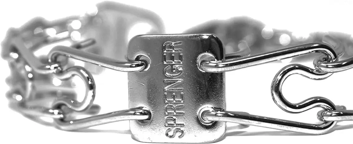 Herm Sprenger Chrome Plated Steel Training Prong Collar with Quick Release Snap for Dogs, Small, 2.25mm, 16-Inch (Neck Size up to 12-13 inches) | 40cm (16in) x 2.25mm - view 3