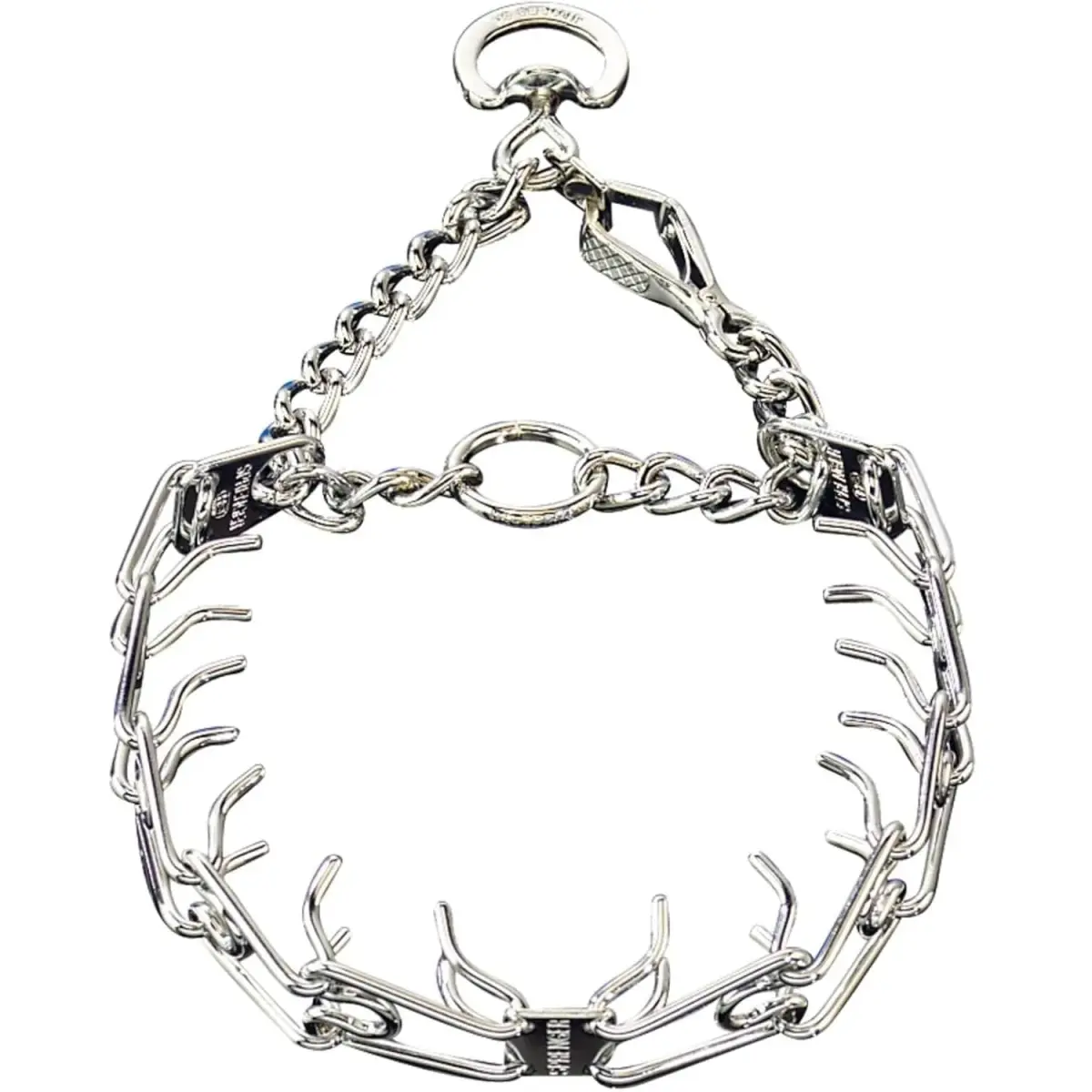 Herm Sprenger Chrome Plated Steel Training Prong Collar with Quick Release Snap for Dogs, 58cm (23in) x 3.2mm, Neck Size Up to 19 Inches - main product image