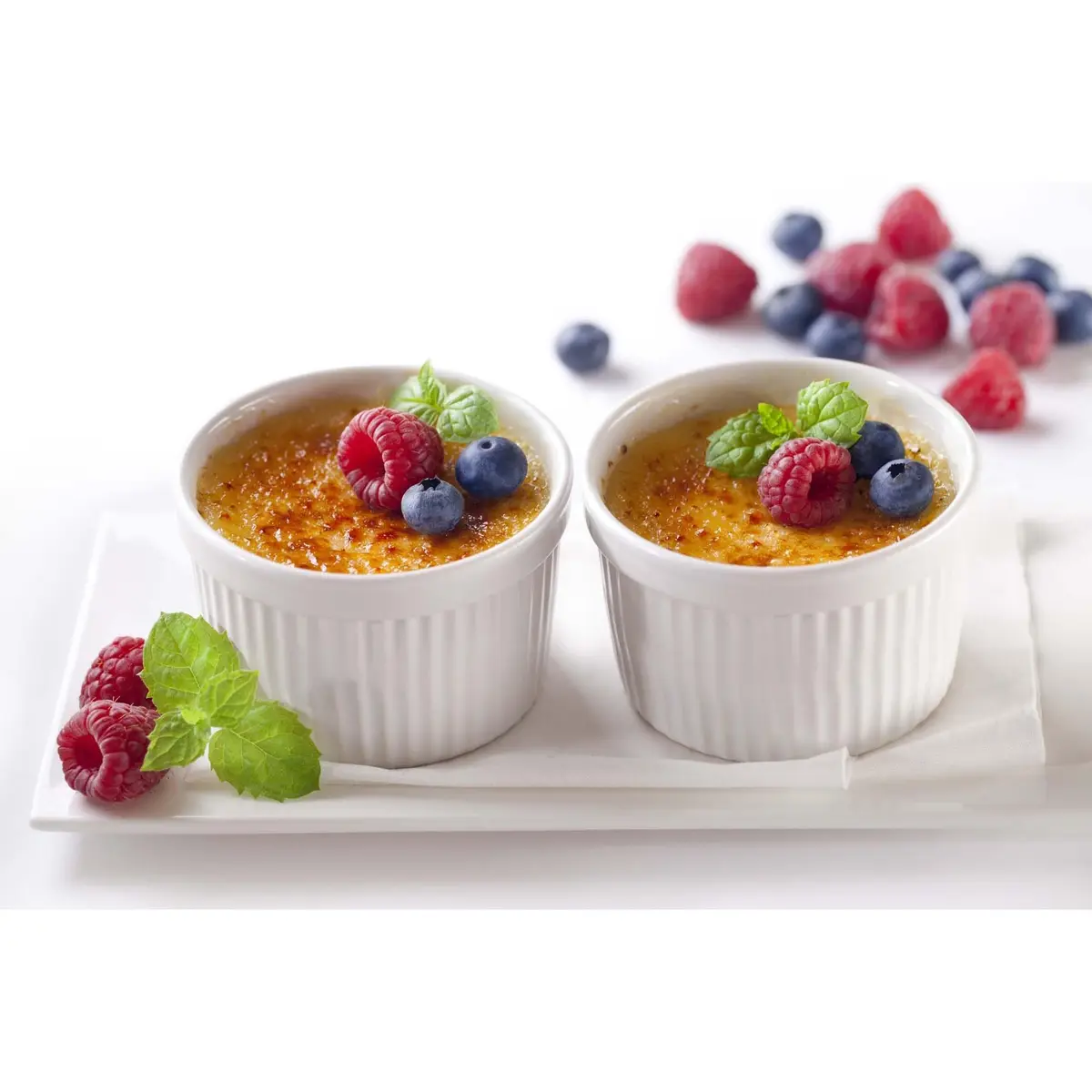 HIC Kitchen Deep Souffle Fine Porcelain 10-Ounce Set of 4 | Ideal for Baking & Serving - view 4