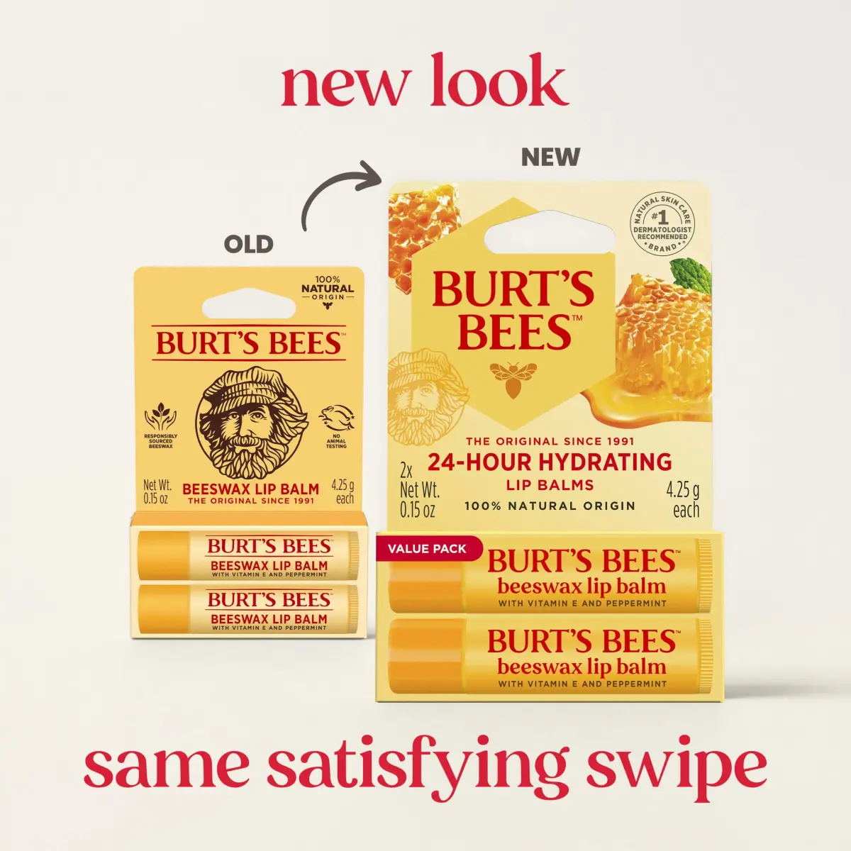Burt's Bees Original Beeswax Tint-Free Lip Balm - 2 Count Pack - view 2