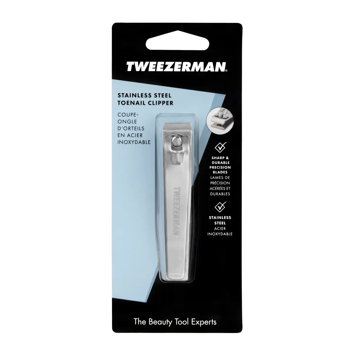 Tweezerman Toenail Clipper Stainless Steel | Precise, Durable & Easy to Clean - view 3