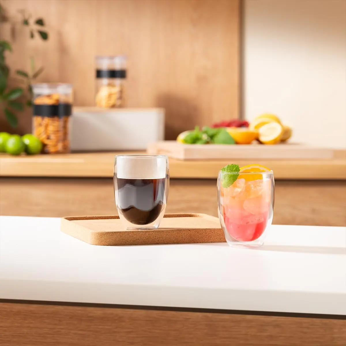 Bodum PAVINA Double Walled Thermo Glasses 0.35 L | Insulated, 12 oz Pair - view 2