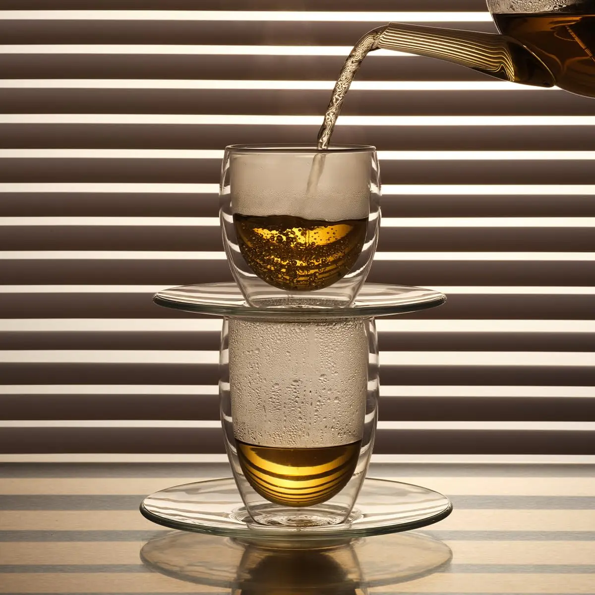 Bodum PAVINA Double Walled Thermo Glasses 0.35 L | Insulated, 12 oz Pair - view 3