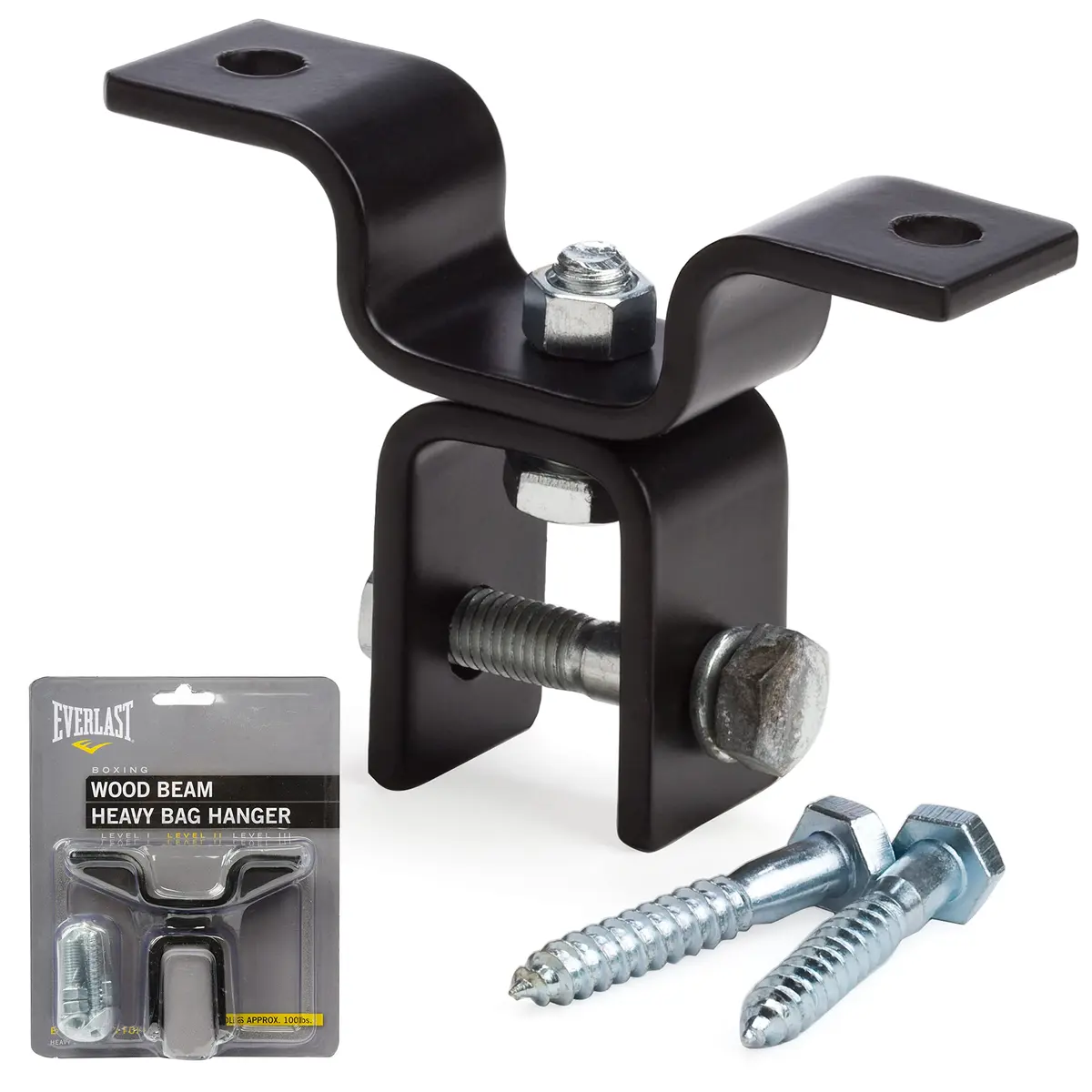 Everlast Wood Beam Holder | Heavy Bag Hanger for Boxing & MMA | Black | One Size - main product image