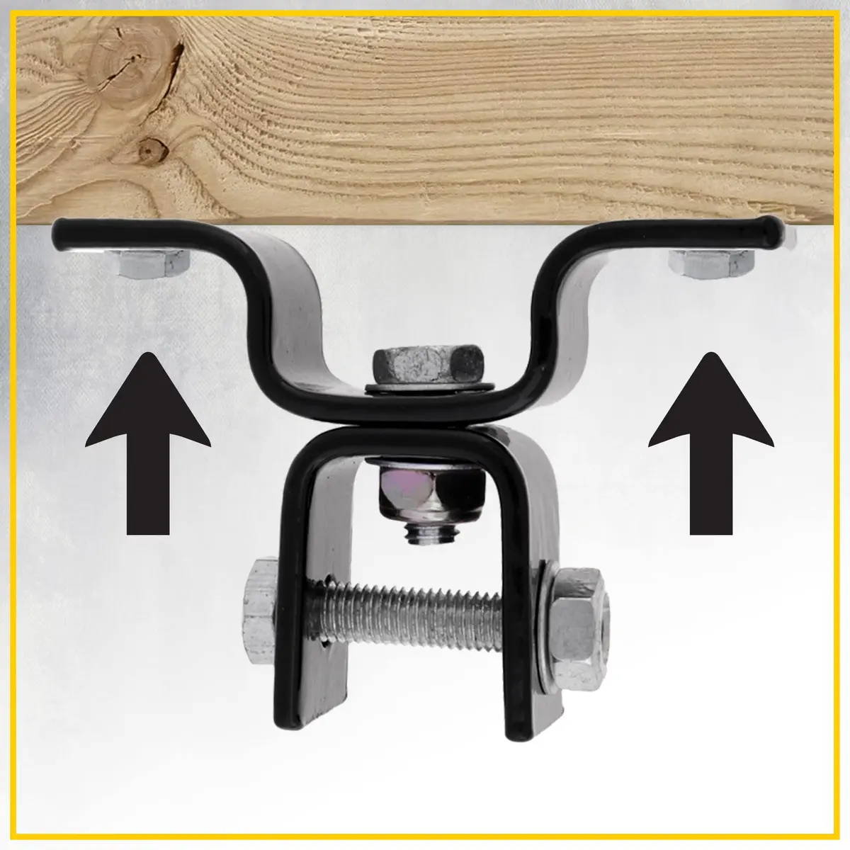 Everlast Wood Beam Holder | Heavy Bag Hanger for Boxing & MMA | Black | One Size - view 5