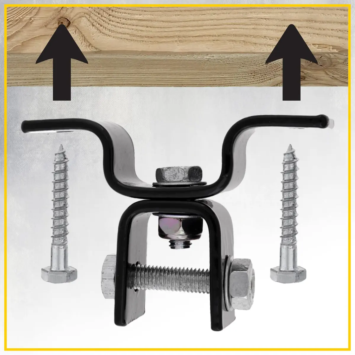 Everlast Wood Beam Holder | Heavy Bag Hanger for Boxing & MMA | Black | One Size - view 4