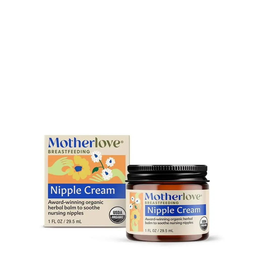Motherlove Organic Nipple Cream 29.57ml (1 Fl Oz) | Lanolin-Free & Unscented for Breastfeeding & Pumping Moms - main product image