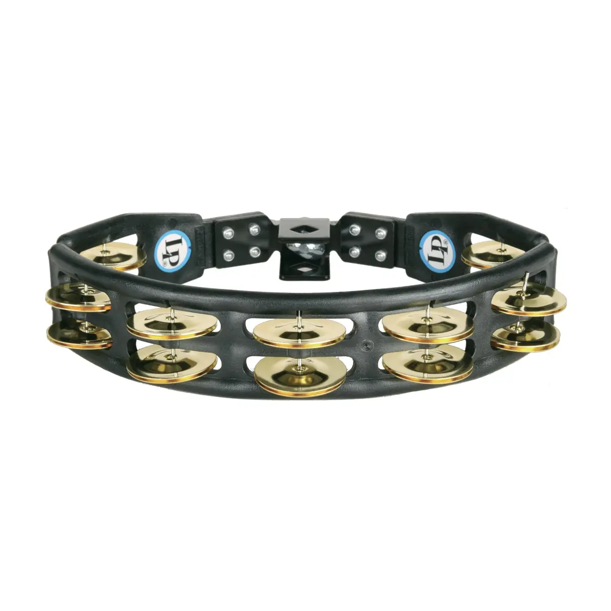 Latin Percussion LP175 Cyclops Brass Jingles Tambourine | Mountable for Drum Set - main product image