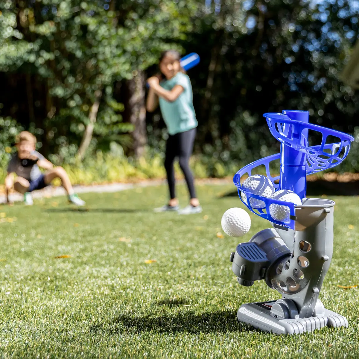 Franklin Sports MLB Pitching Machine with 6 Aero-Strike Balls | Adjustable Height & Angle - view 7