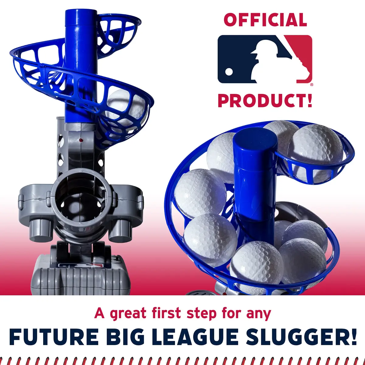 Franklin Sports MLB Pitching Machine with 6 Aero-Strike Balls | Adjustable Height & Angle - view 8