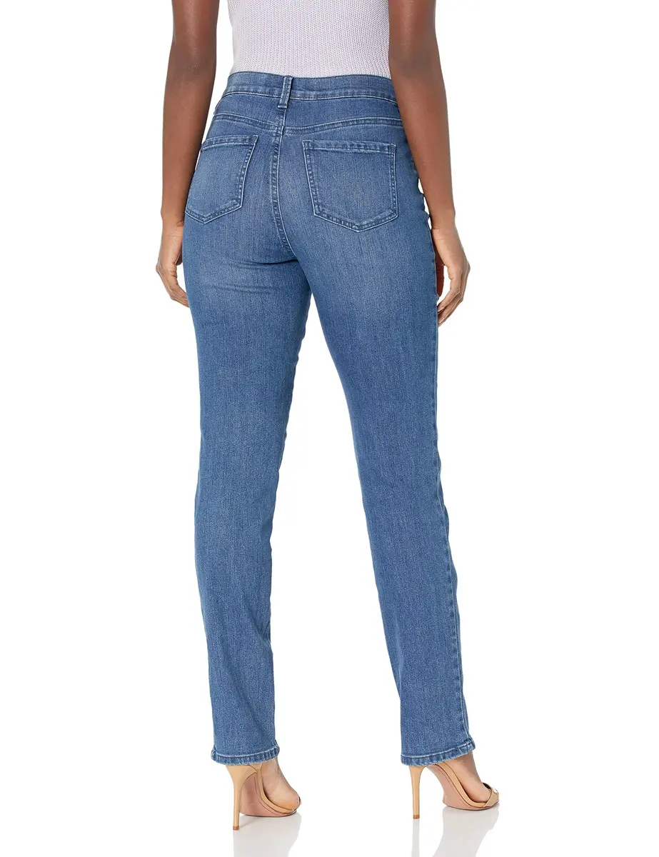 Gloria Vanderbilt Amanda High Rise Tapered Jeans 6 Short | Classic Fit & Versatile Style - view 2