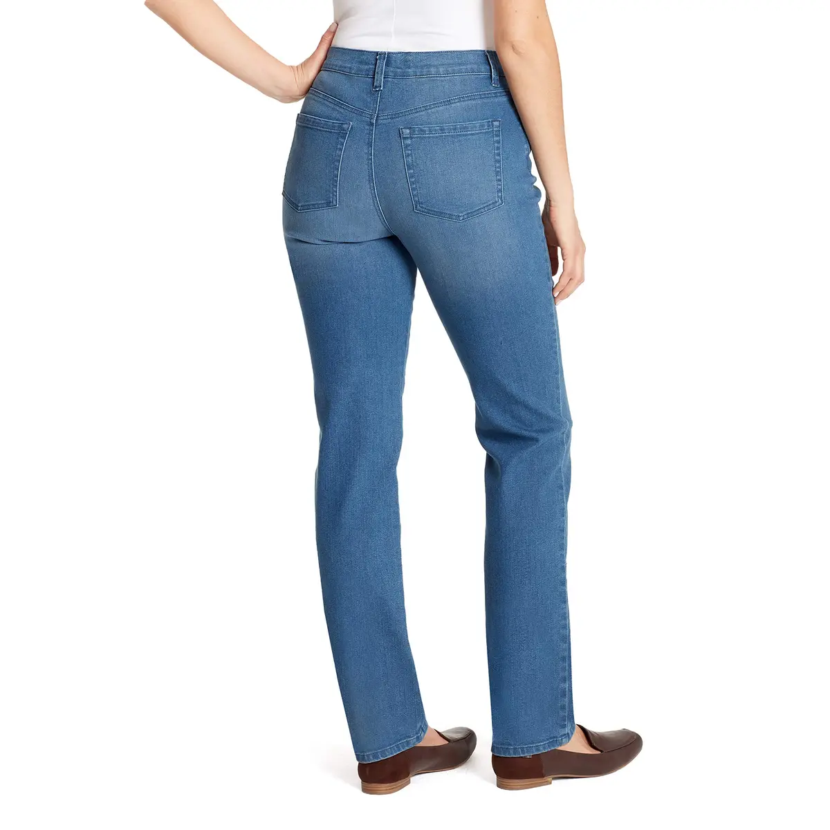 Gloria Vanderbilt Amanda High Rise Tapered Jeans 6 Short | Classic Fit & Versatile Style - view 3