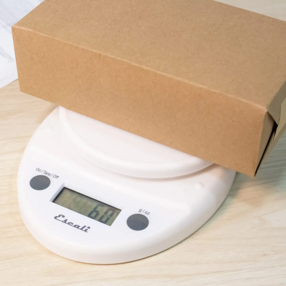 Escali Primo Digital Kitchen Scale White | Precise Weight Measuring & Portion Control (5kg/11lb) - view 4