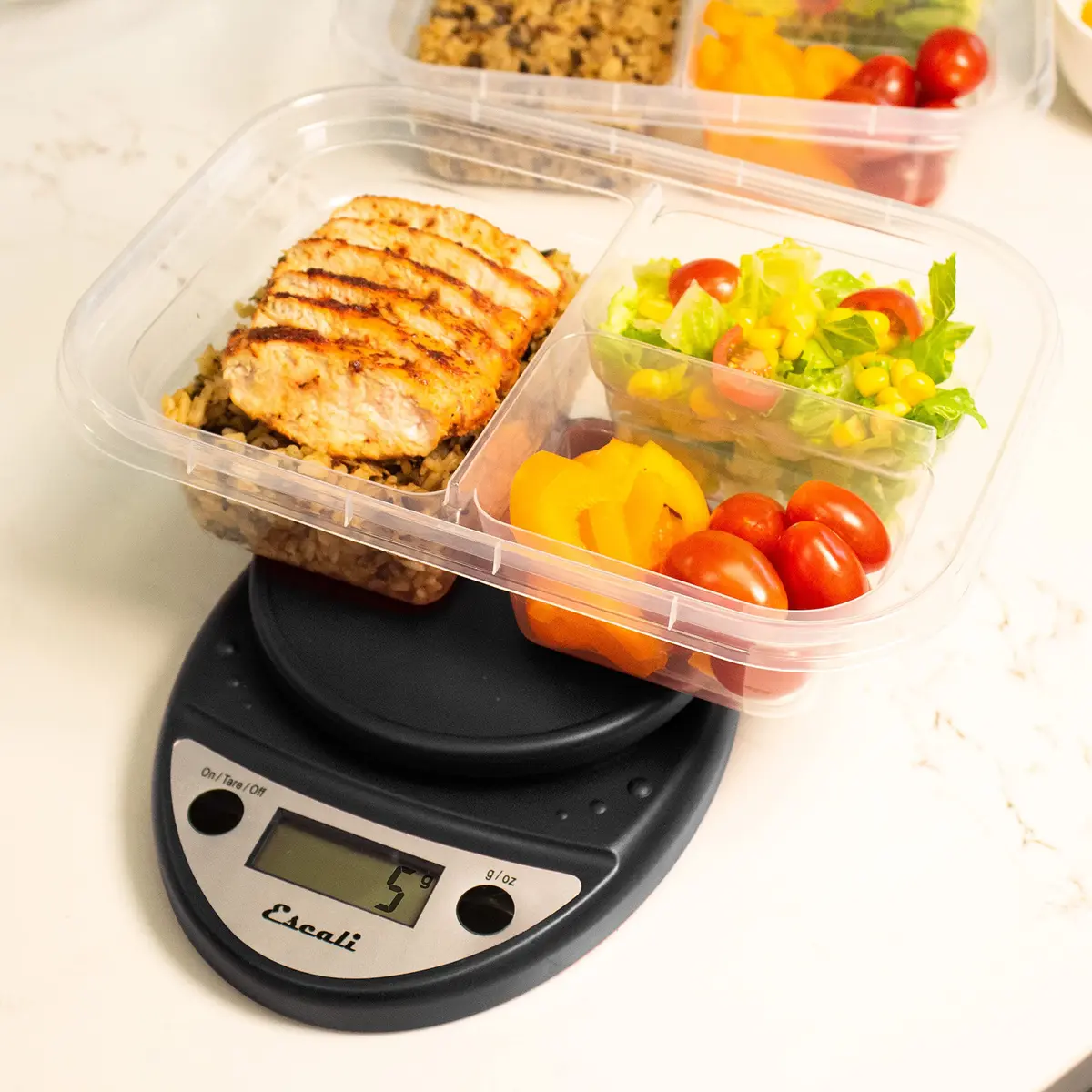 Escali Primo Digital Kitchen Scale 5kg (11 lb) | Precise Weight Measuring for Baking and Portion Control - view 5