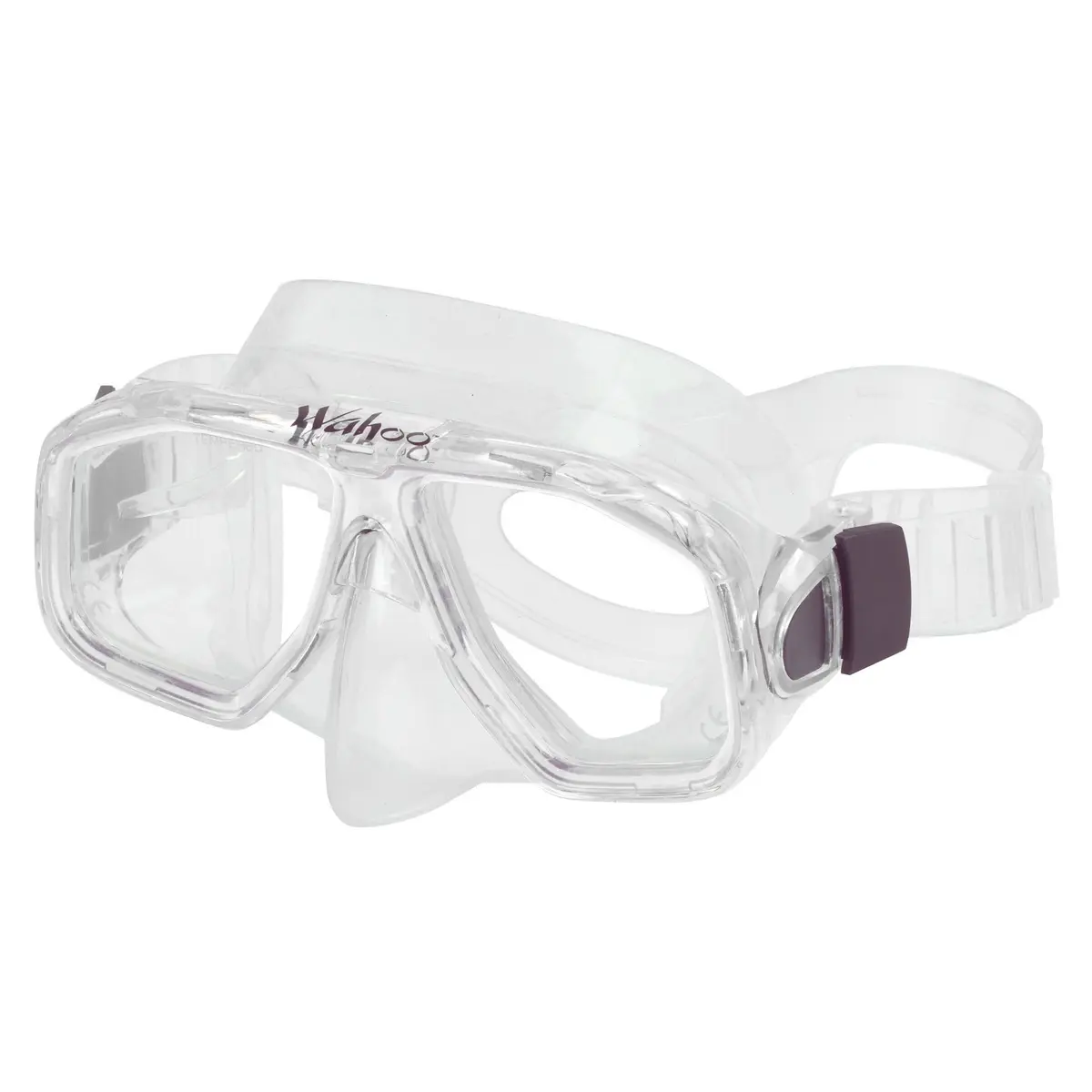 AKONA Wahoo Jr Snorkeling Mask with Silicone Skirt and Tempered Glass | Youth Size, Clear - main product image