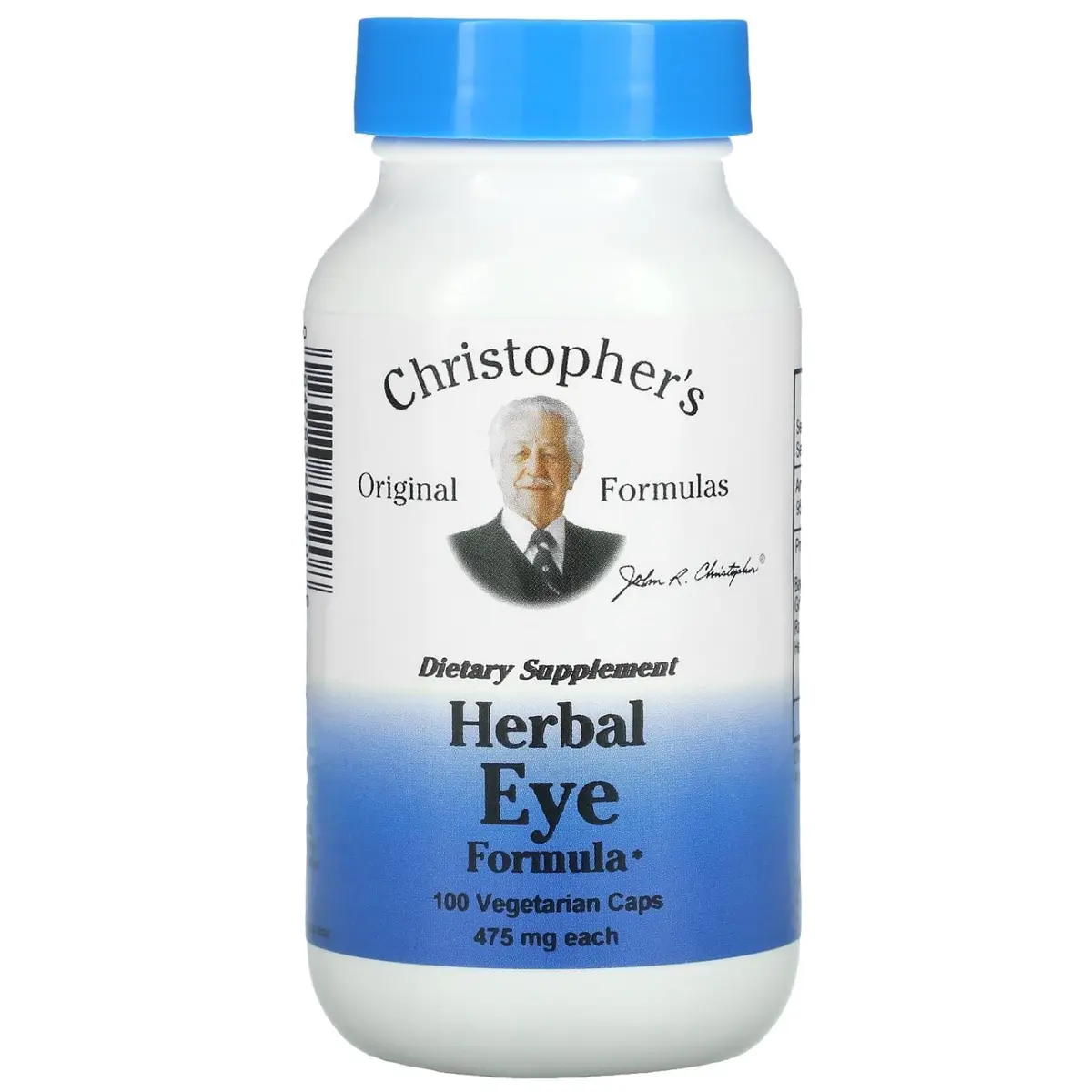 Christopher's Original Formulas Herbal Eye Formula - Eye Vitamins for Sight Care - Natural Eye Support Supplement with Whole Food Herbs for Optimal Visual Acuity - main product image